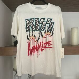 Daydreamer x Free People Kiss Band Tee